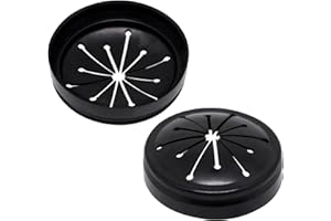 BUXIMN 2pcs 3-3/8" Garbage Disposal Splash Guard, Quiet Garbage Guard Disposal Drain Cover Garbage Disposals Rubber Drain Plugs Sink Splash Guard Replacement (Style B)