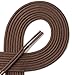 OrthoStep Round Athletic Brown 40 inch Shoelaces 2 Pair Pack