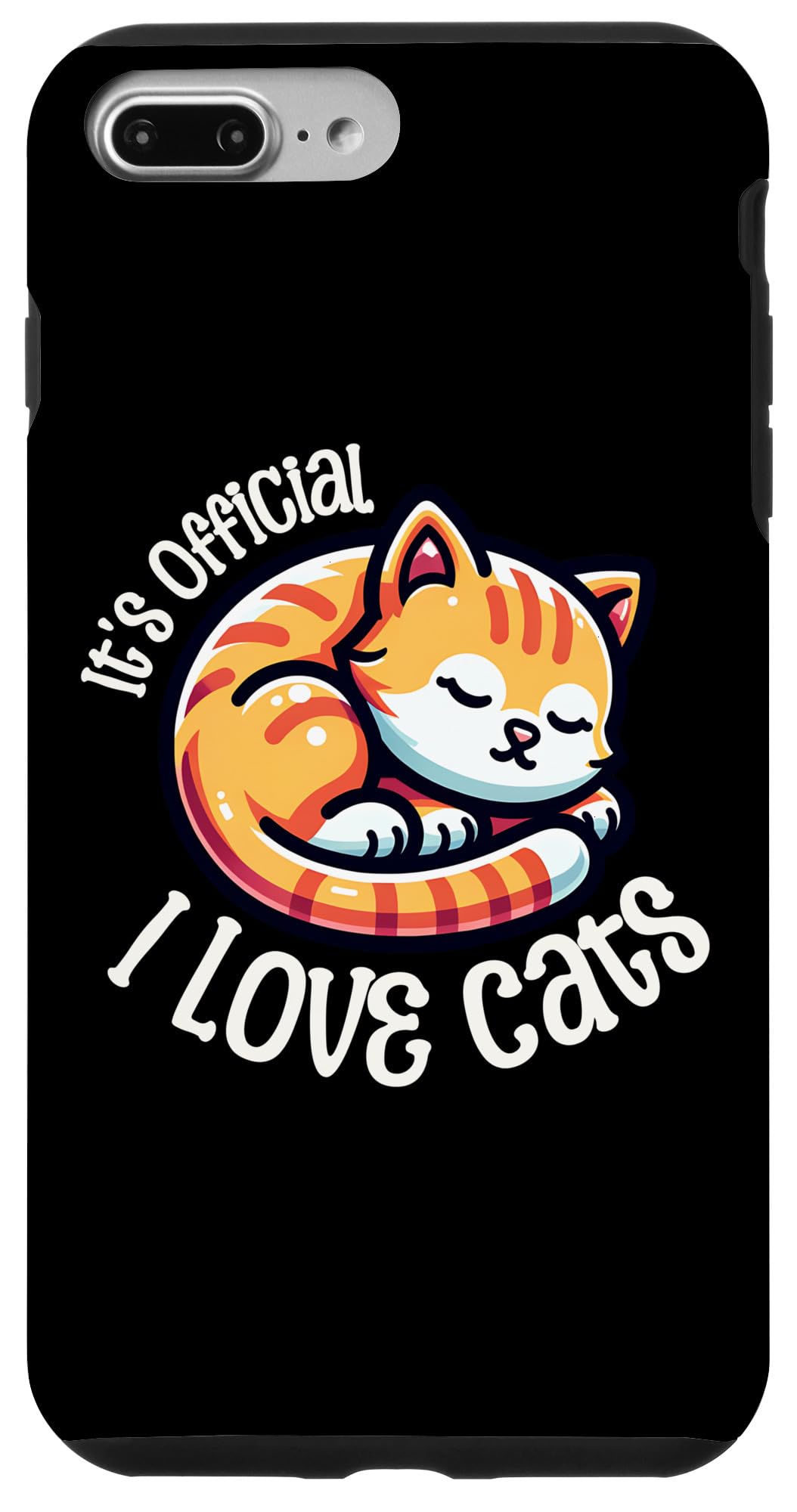 iPhone 7 Plus/8 Plus It's official I love cats, cat lover Case