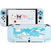 Kuitmor Switch Protective Case for Switch OLED,Kawaii Cartoon Protective Shell,Hard PC Slim Cover Case Compatible with Switch OLED Console and Joystick