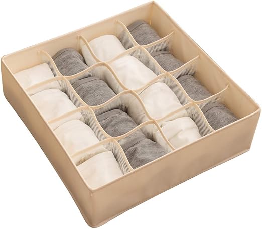 Amazon Com Alyer Foldable Fabric Drawer Organizer Divider Storage
