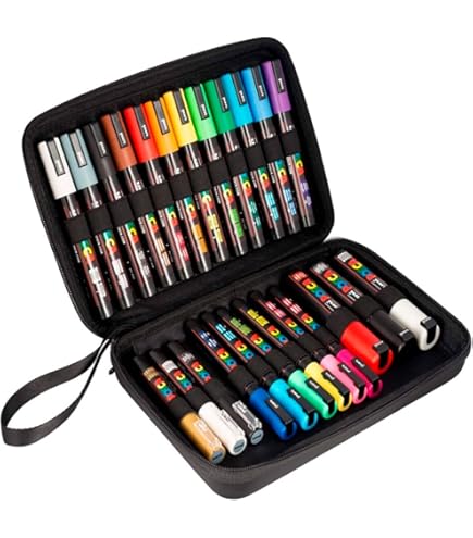 Posca - Marcadores PC-5M Estuche Por 8 Colores Básicos - MUNPC5ME8