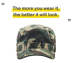 KBK-1464 CAM XL Cadet Army Cap Basic Everyday