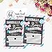 Hadley Designs 25 Baseballs or Bows Gender Reveal Baby Shower Party Invitation Cards, Pink Blue Personalized For Gender Neutral Unisex Invites Guess If Its a Boy Girl Sprinkle Fill In The Blank