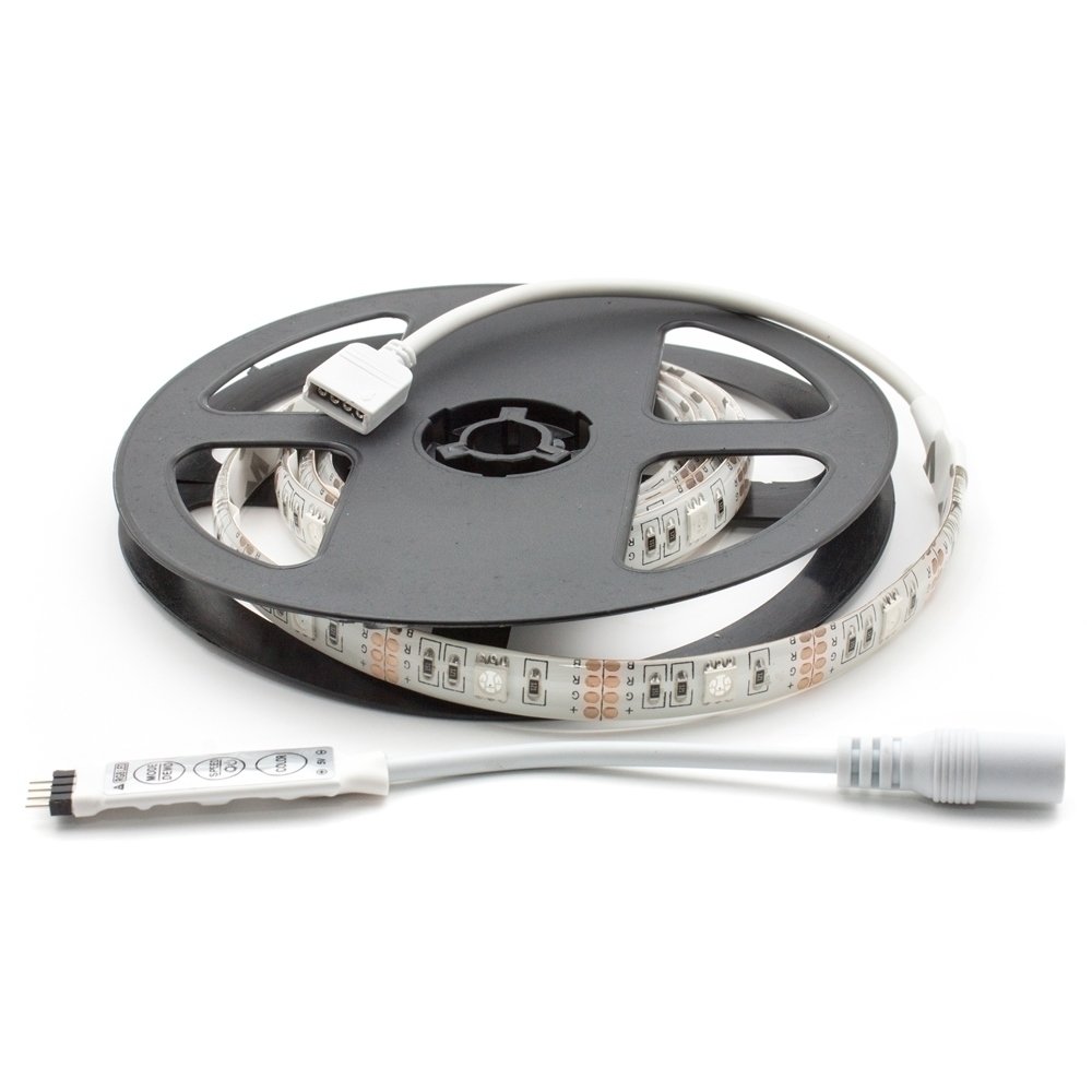 LED RGB Strip 5 V, 100 cm, 30 LEDs/m (150 Pieces), IP65