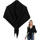 Vsaiddt Triangle Shawl Wraps for Women Soft Knitted Pashmina Shawls Wraps for Evening Dresses
