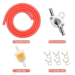 YWLUWEI 2pcs 38mm Motorcycle Air Filter with Fuel