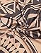 Coofandy Men’s Tattoo multi-coloured tribal inspired print long sleeve shirt Blue Medium