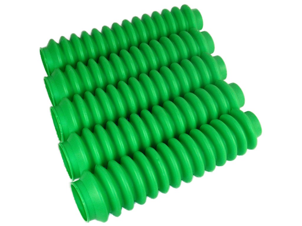 5 Pack Fluorescent or Lime Green Rukse RK9101 Polyvinyl Shock Boots