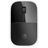 HP Z3700 G2 Wireless Mouse - Onyx Black, Sleek Portable Design fits Comfortably Anywhere, 2.4GHz Wireless Receiver, Blue Optical, for Wins PC, Laptop, Notebook, Mac, Chromebook (681R7AA#ABL)