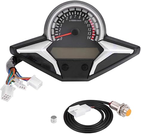 Amazon Kimiss オートバイスピードメーター 修正デジタルlcdスピードメーター 走行距離計w スピードセンサー ホンダcbr250r Cbr 250 11 13用 スピードメーター 車 バイク