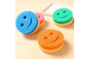 Color Sponges - Scratch-Free Multipurpose Dish Sponges for Kitchen, Bathroom & Household Cleaning - Made with BPA-Free Polyme