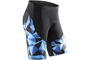 Santic Men's Cycling Shorts Padded Bicycle Riding Pants Bike Biking Clothes Cycle Wear Tights