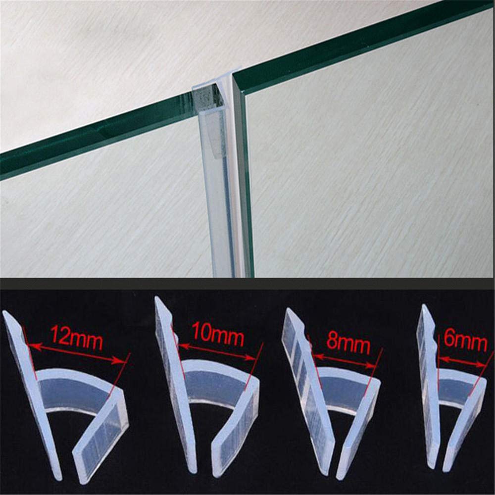 Royabazaar Com Exit Devices Commercial Door Hardware Shower Soundproof Rubber Seal Strip Silicone Sliding Window Seal Door Weather Strips F U H For Bathroom Frameless Glass Greyish Brown 8mm