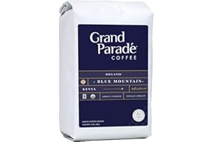 GRAND PARADÉ COFFEE Grand Parade Coffee, 5 Lbs Organic Kenya Blue Mountain Unroasted Green Coffee Beans, 100% Prime Grade 1, Specialty Arabica - Fair Trade Single Origin
