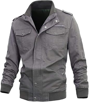 casual military jacket