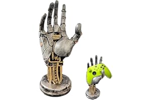 Game Controller Stand Holder for PS5 Switch, Basketball Stand Cyberpunk Silverhand Mechanical Hand, Desktop Gamepad Controlle