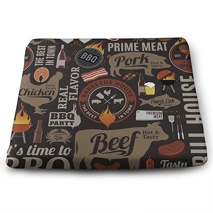 Amazon Com Eplus Restaurant Menu Bbq Meat Memory Foam Seat