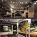 INST Solar Energy Powered LED String Light, Long Lasting,Ambiance Lighting, 54.5ft 17m 100 LED for Outdoor, Tree Decorative Gardens, Homes, Wedding,Christmas Party(White)