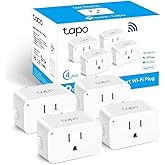 TP-Link Tapo Smart Plug Mini 15A, Smart Home Wi-Fi Plug, Super Easy Setup, Compatible with Alexa & Google Home, No Hub Requir