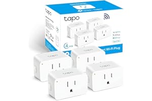 TP-Link Tapo Smart Plug Mini 15A, Smart Home Wi-Fi Plug, Super Easy Setup, Compatible with Alexa & Google Home, No Hub Requir