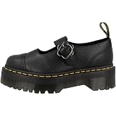 Dr. Martens Women's Addina Flower Leather Quad Shoe