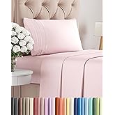 Twin XL Size 3 Piece Sheet Set - Comfy Breathable & Cooling Bed Sheets Set - Hotel Luxury Bedding for Women, Men, Kids, Teens, Boys & Girls - Deep Pockets and Wrinkle Free - Oeko-Tex - Lavender Pink