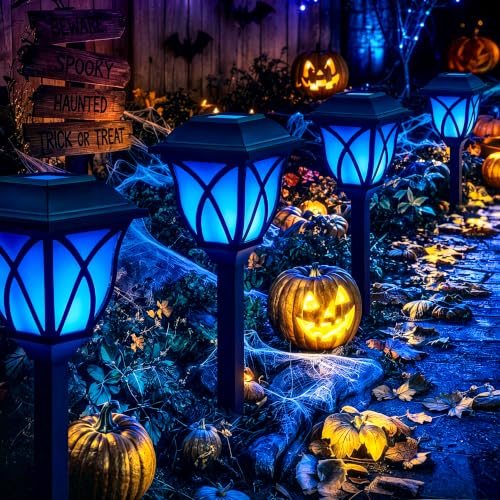 GIGALUMI Solar Halloween Lights Outdoor Decor