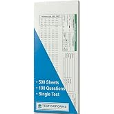 Testing Forms 882-E Scantron Compatible TEST-100E (500 Sheet Pack)