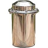 RISEDC Time Capsule Container Waterproof Stainless Steel Lock Future Graduation Gift Storage Goods 20cm/7.9inch