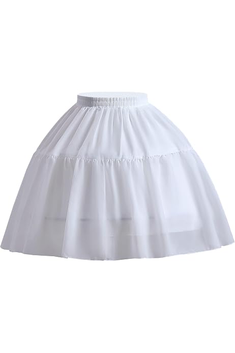 Women's 8-Layer Tulle Petticoat Underskirt - 40 Inch Long, Hoopless, Adjustable Waist For Dresses