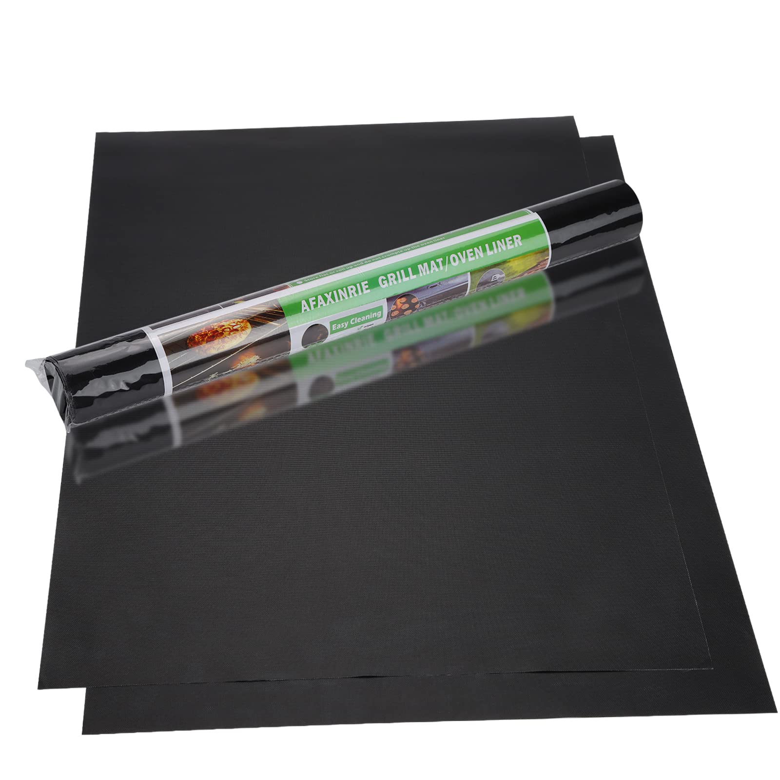 AFAXINRIE Oven Liner for Fan Assisted Ovens, Baking Mat, 29.5cm * 42cm, Set of 2, Easy to Clean, Reusable, Convenient Baking, Protect Bottom of Oven