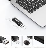 KOOTION 128 GB USB C OTG Dual Drive 2-in-1 USB A & C Flash Stick view 2