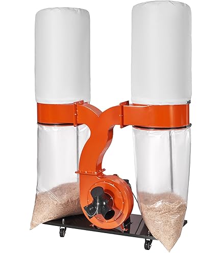 Two-Stage Cyclone Dust Collector Kit - 50mm & 32mm Cyclones With Bucket, For Shop Vacuum Systems