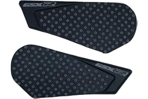 QSX Grey Gas Fuel Tank Pad Traction Side Fuel Knee Grip Decal Compatible with Suzuki GSXR 600 750 2011-2019