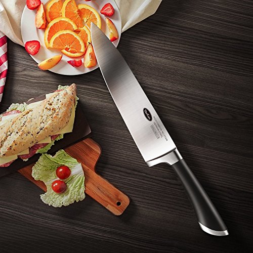 Kitchen Knife 8 inches Chef Knife VIANKORS pro German stainless steel sharp knives, Highly