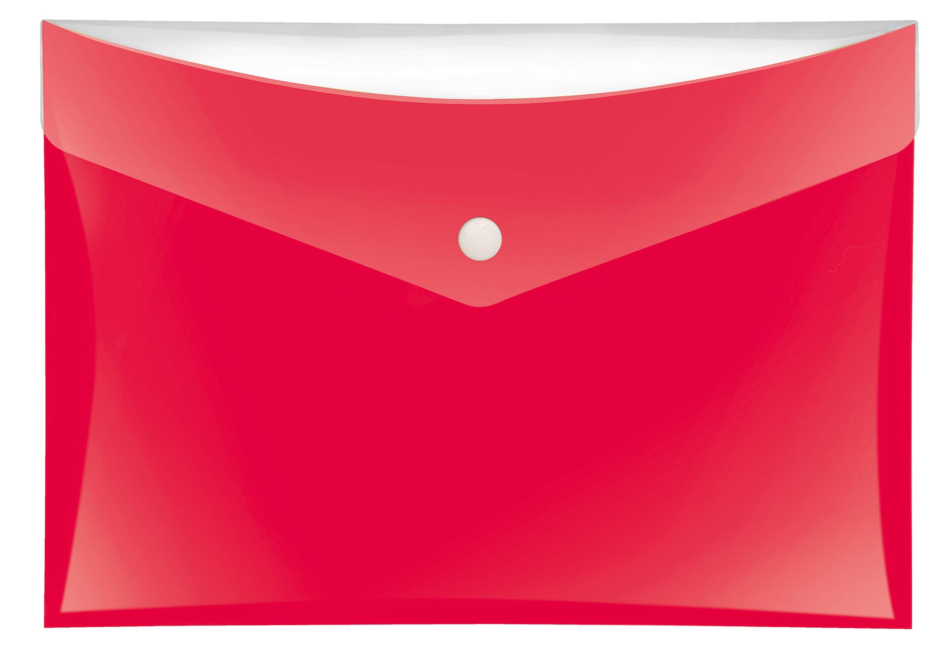 Veloflex 4550120 Project and Document Wallet DIN A5 Polypropylene Film with Additional Pocket Transparent Pocket Red