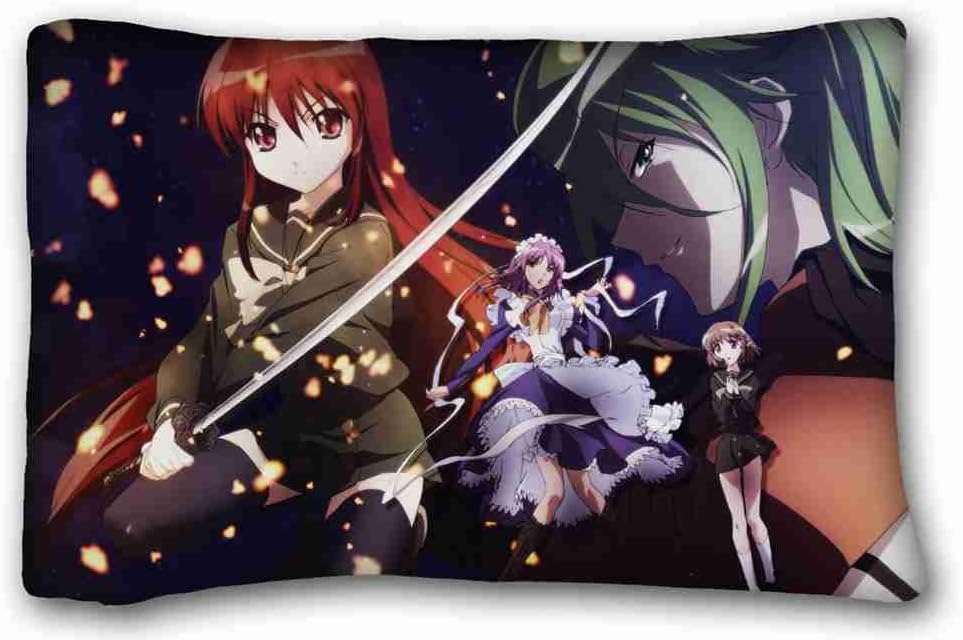 Soft Pillow Case Cover ( Anime Shakugan No Shana ) Zippered Body Pillow Case Cover Size 20"X30" suitable for Twin-bed PC-Red-45368