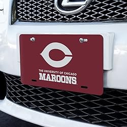 University of Chicago Maroons Logo Novelty Metal