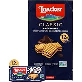 Loacker Classic Chocolate Cream Wafer Cookies, 12-Pack, Non-GMO