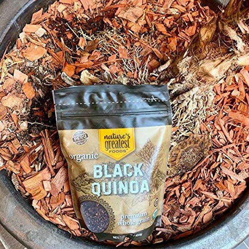 Nature's Greatest Foods, Organic Premium Whole Grain Black Quinoa, Gluten Free, Non-GMO, 16 Ounce
