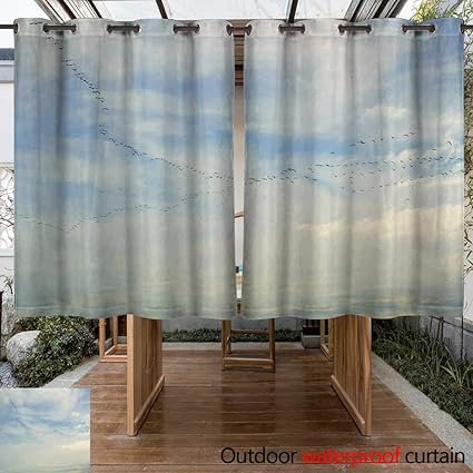 Amazon Com Winfreydecor Outdoor Curtains For Patio Sheer