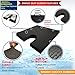 ERGO21 LiquiCell Coccyx Seat Cushion, Aid for Tailbone Pain Relief, Sciatica Pain, Back Support | Donut Like Butt Pillow for Long Hours Sitting at Home/Office Chair (18