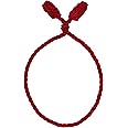 Haute Decor Decorative Twist Ties, 6 Pack, 16 inches (Dark Red)