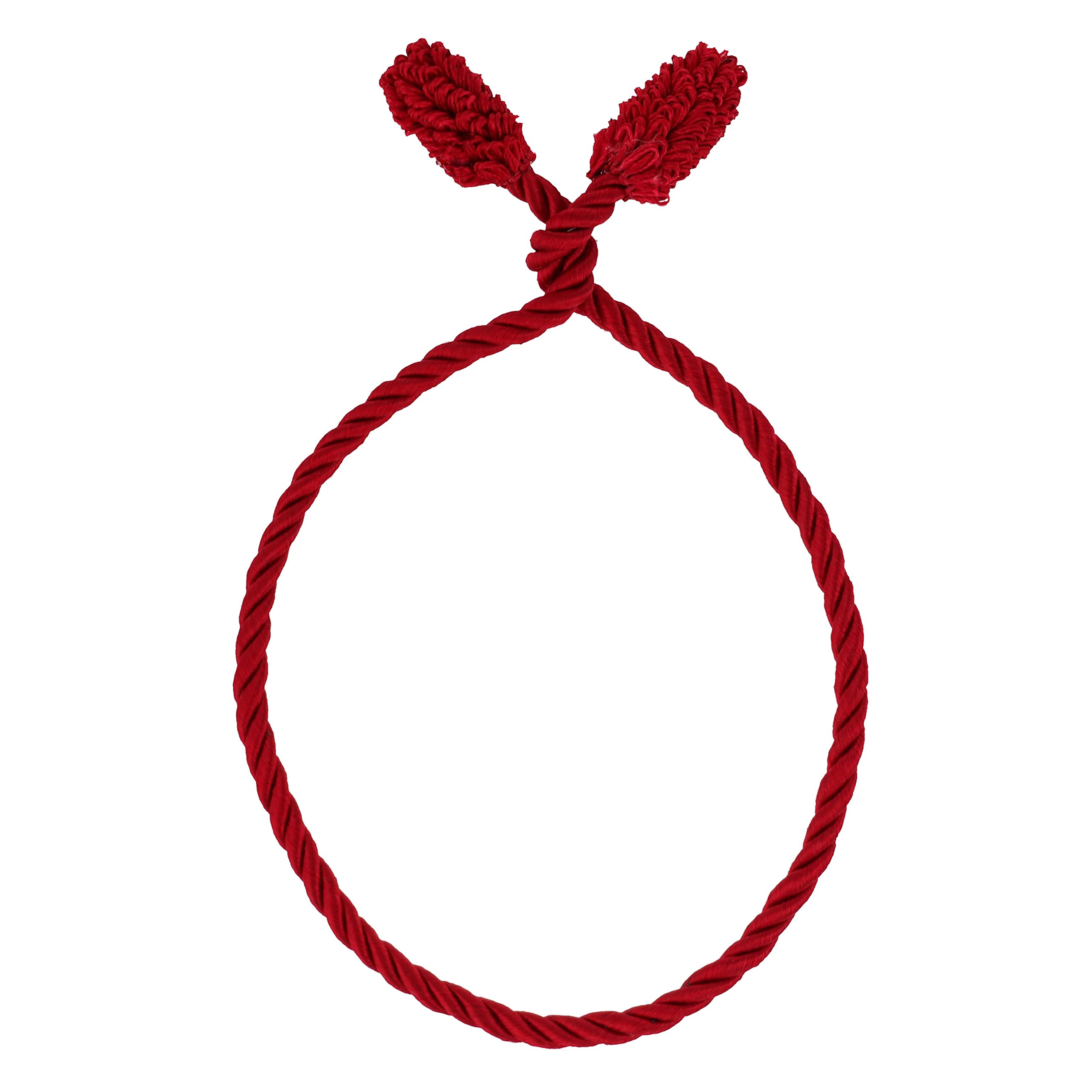 Haute Decor Decorative Twist Ties : 16 inch/40 cm : 6 Pack : Red