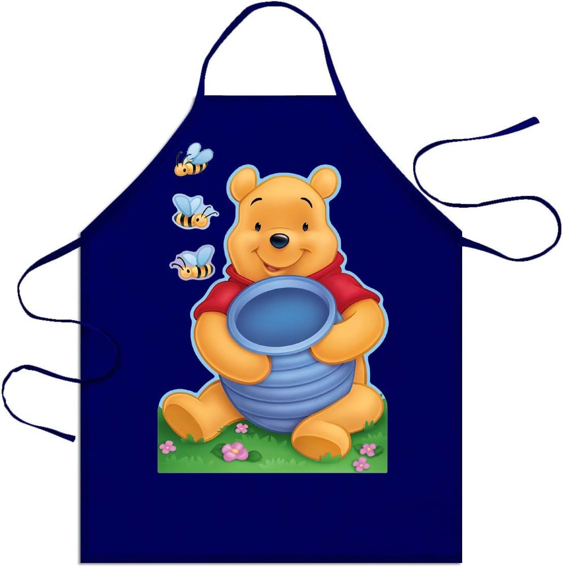 Huarda Fashion Personalized Winnie the pooh 100% Polyester Unisex Kitchen Aprons for Cooking