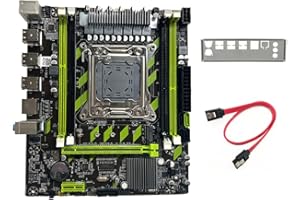 Vernijtrdy X79G Motherboard+ Cable+Bezel LGA2011 4XDDR3 RECC Slot M.2 NVME PCI-E X16 6XUSB2.0 SATA3.0 Server Game Motherboard