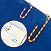 Paper Clips, 450 Pieces Colorful Striped Paperclips, Medium 28mm and Jumbo Sizes 50mm, Office Clips for School Personal Document Organizing and Classifying Professional Work