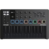 Arturia MiniLab 3 Universal MIDI Controller, Deep Black