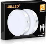 WILLED Dimmable Touch Light Built-in 1000mAh Rechargeable LED Tap Light